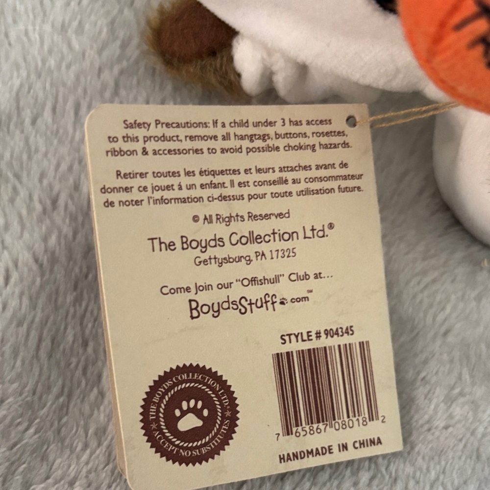 Boyds Halloween Ghost Peeker Bear Plush Ghoulia - Picture 6 of 7